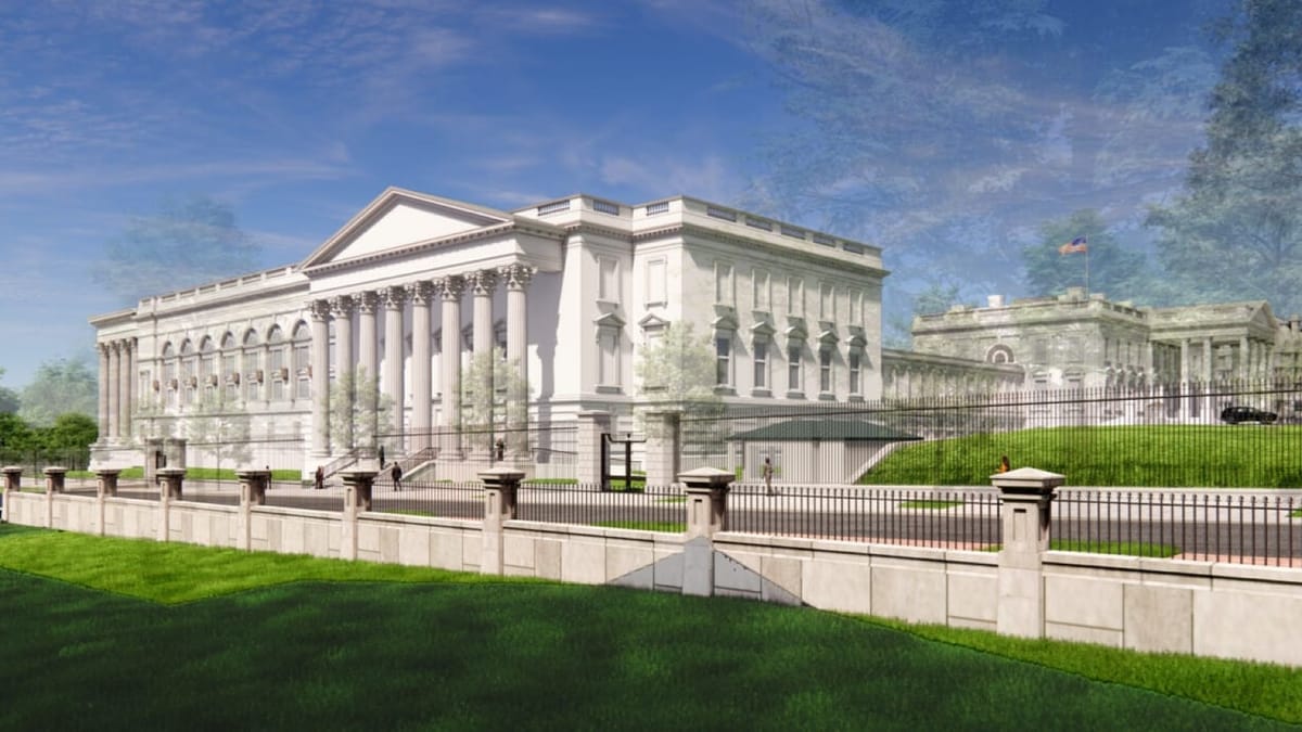 Trump releases ‘first’ rendering of his White House ballroom