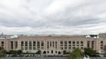 The Wilbur J. Cohen Federal Building is pictured in an aerial view