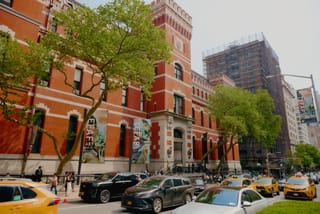 The exterior of the Park Avenue Armory is pictured for TEFAF New York 2025