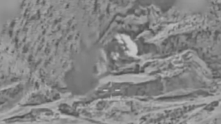 Video footage provided by the Israeli Defense Forces shows a strike carried out against Iran on Saturday