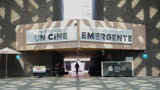 An exterior photo of Mexico’s National Film Archive, the Cineteca Nacional