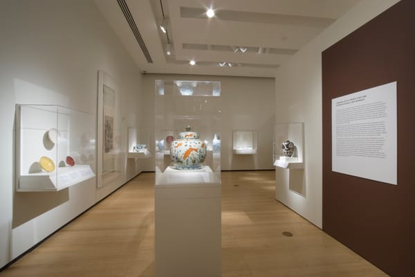 An interior view of the Asia Society Museum
