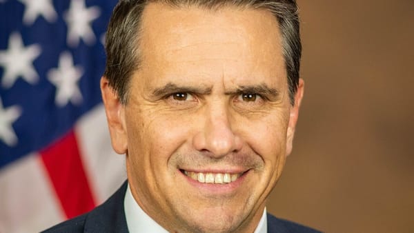 Todd Blanche, the deputy attorney general, is pictured in his official Justice Department portrait