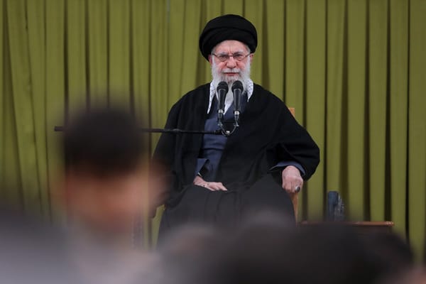 Ayatollah Ali Khamenei of Iran is pictured